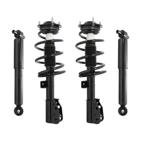 Unity 4-11670-213050-001 Front & Rear Complete Strut Assembly Shock Kit 4-11670-213050-001